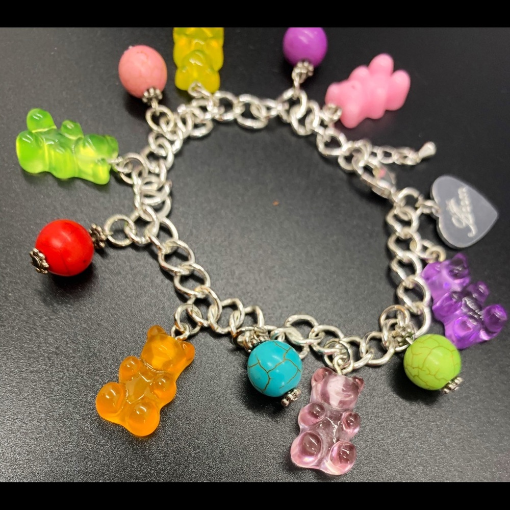 Gummy Bear Bracelet Candy Charm Bracelet